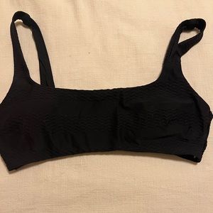 Aerie black bathing suit top